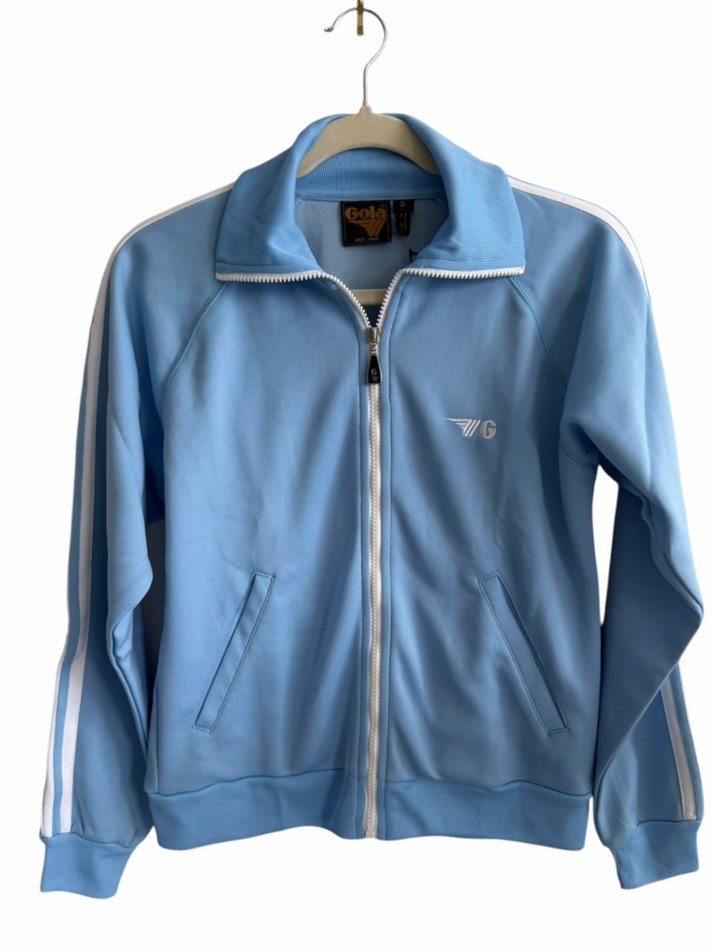 Gola Women’s Blue Retro Zip Track Jacket Size Small NWT